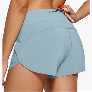 CRZ YOGA Sky Blue Athletic Shorts